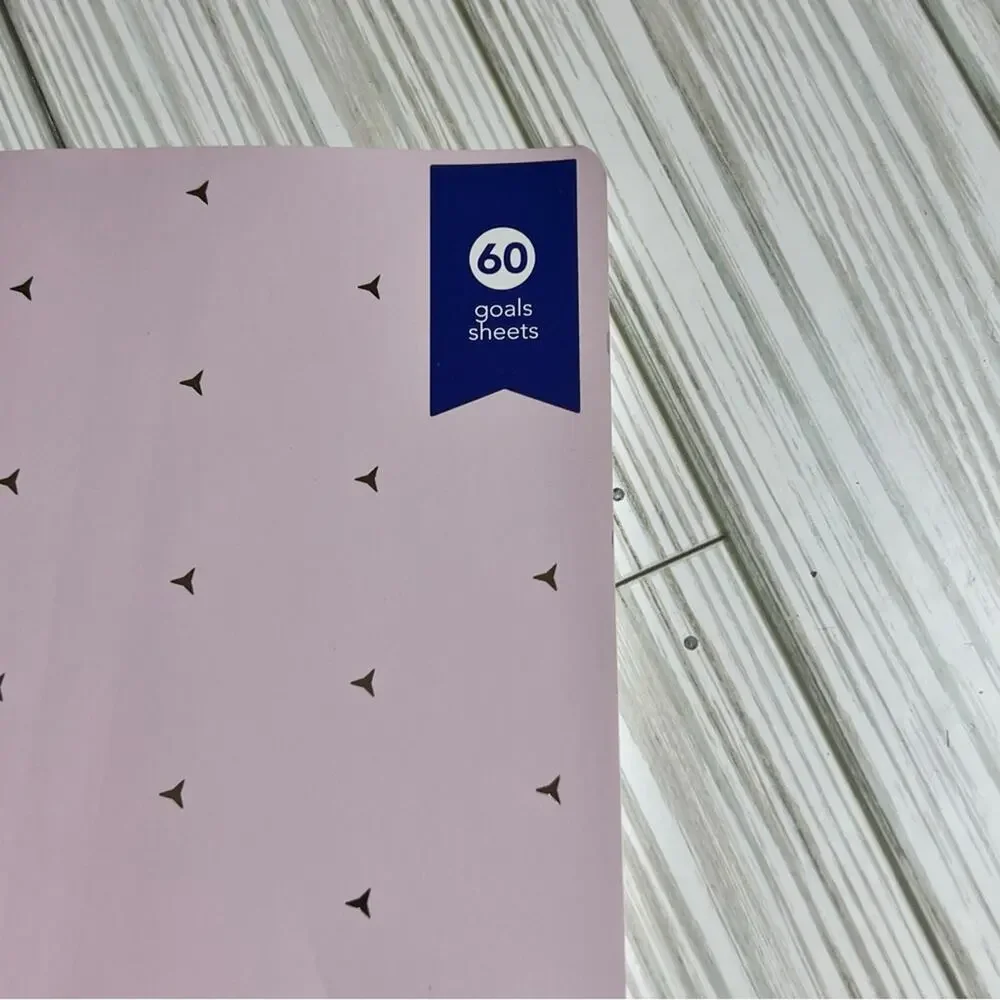 Writing Journal Sixty Goal Setting Sheets Notebook Stationery NEW